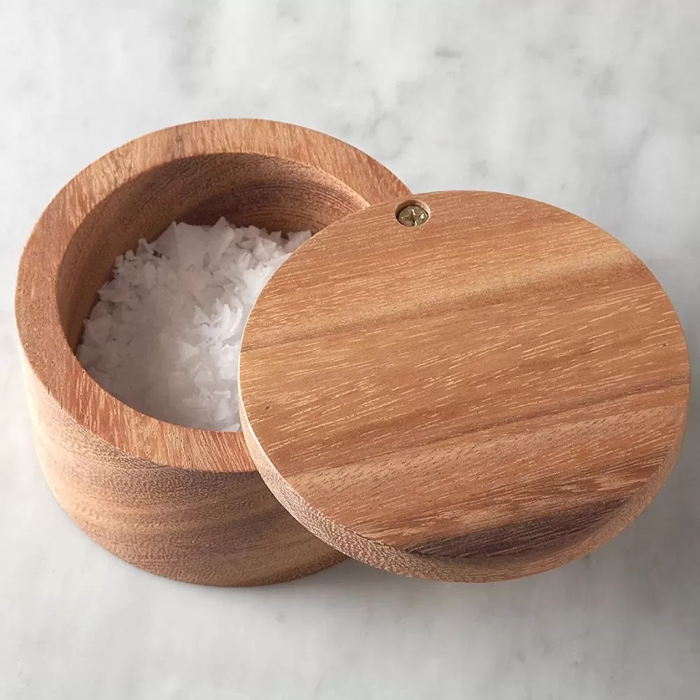 acacia_wood_salt_cellar_3.webp Flash Sale Acacia Wood Salt Cellar Garnishes