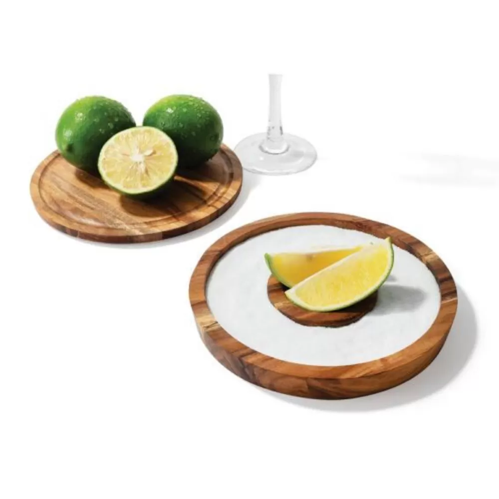 acacia_wood_salt_rimmer_storage__cutting_board_2.webp New Acacia Wood Salt Rimmer, Storage & Cutting Board Garnishes
