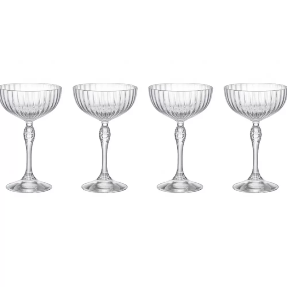 Sale America '20S Coupes (Set Of 4) Coupes / Nick & Nora
