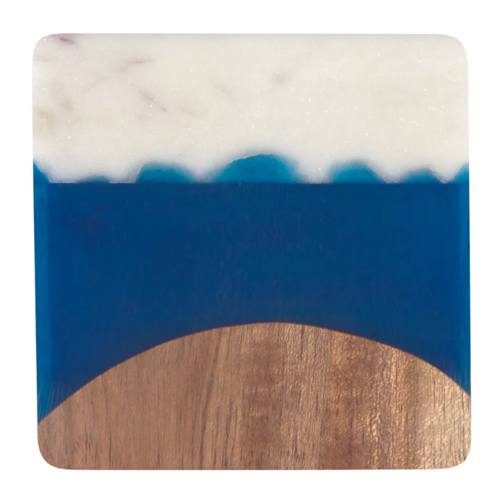 Outlet Azure Skyline Coasters (Set Of 4) Coasters & Trays