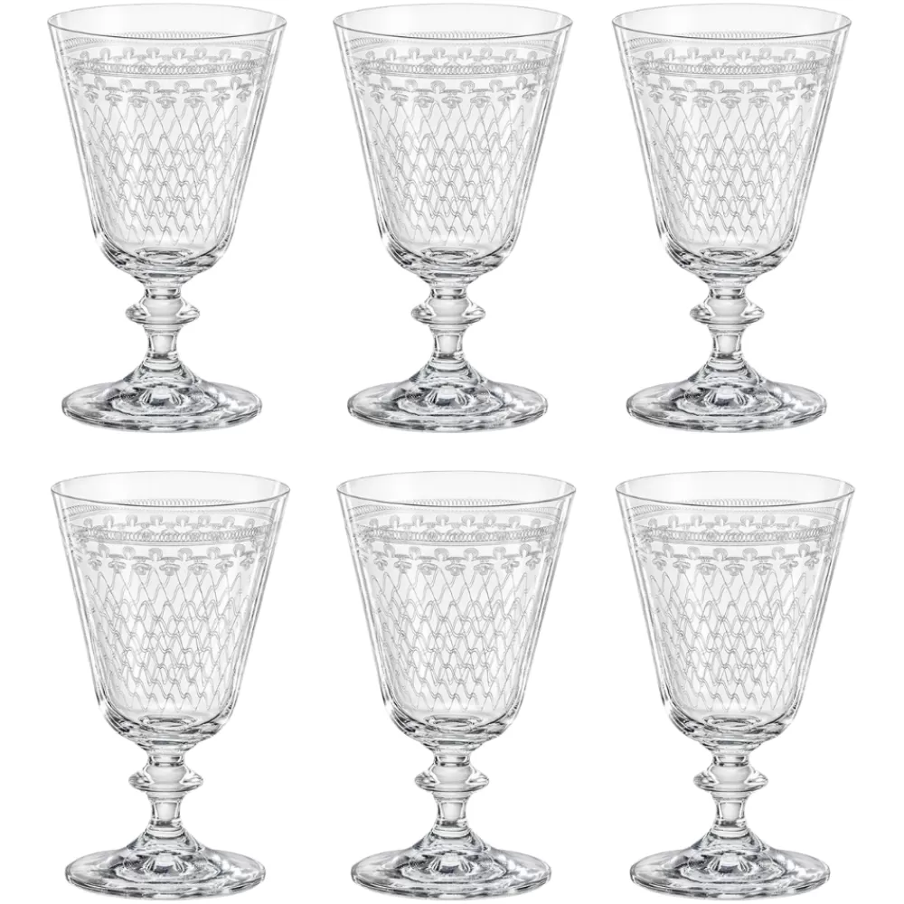 Fashion Bella Karolinka Etched Goblet Wine