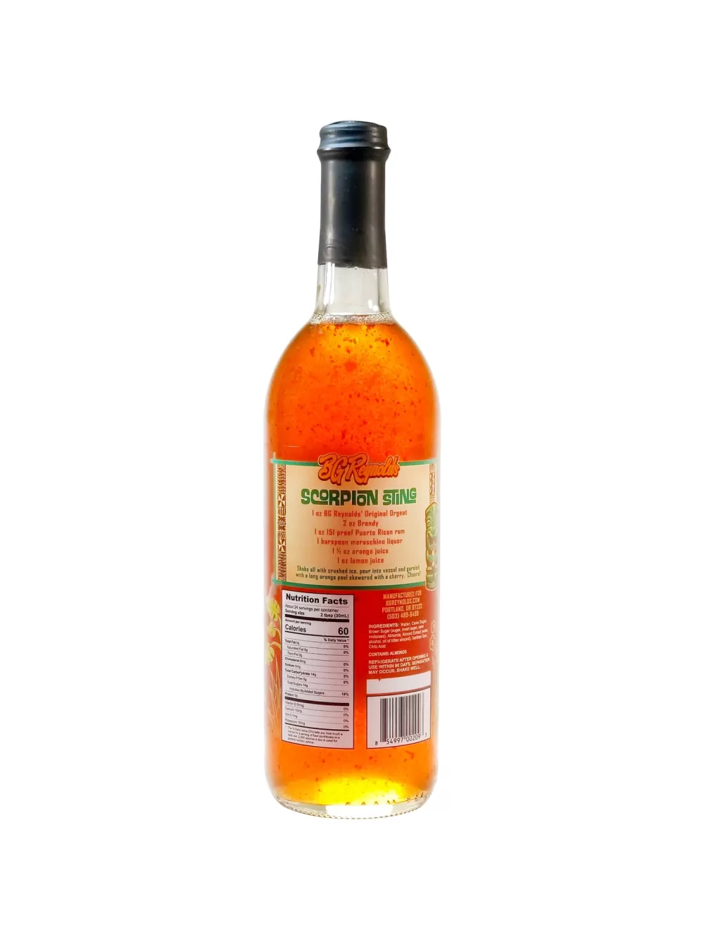 Outlet Bg Reynolds Original Orgeat Syrup Syrups