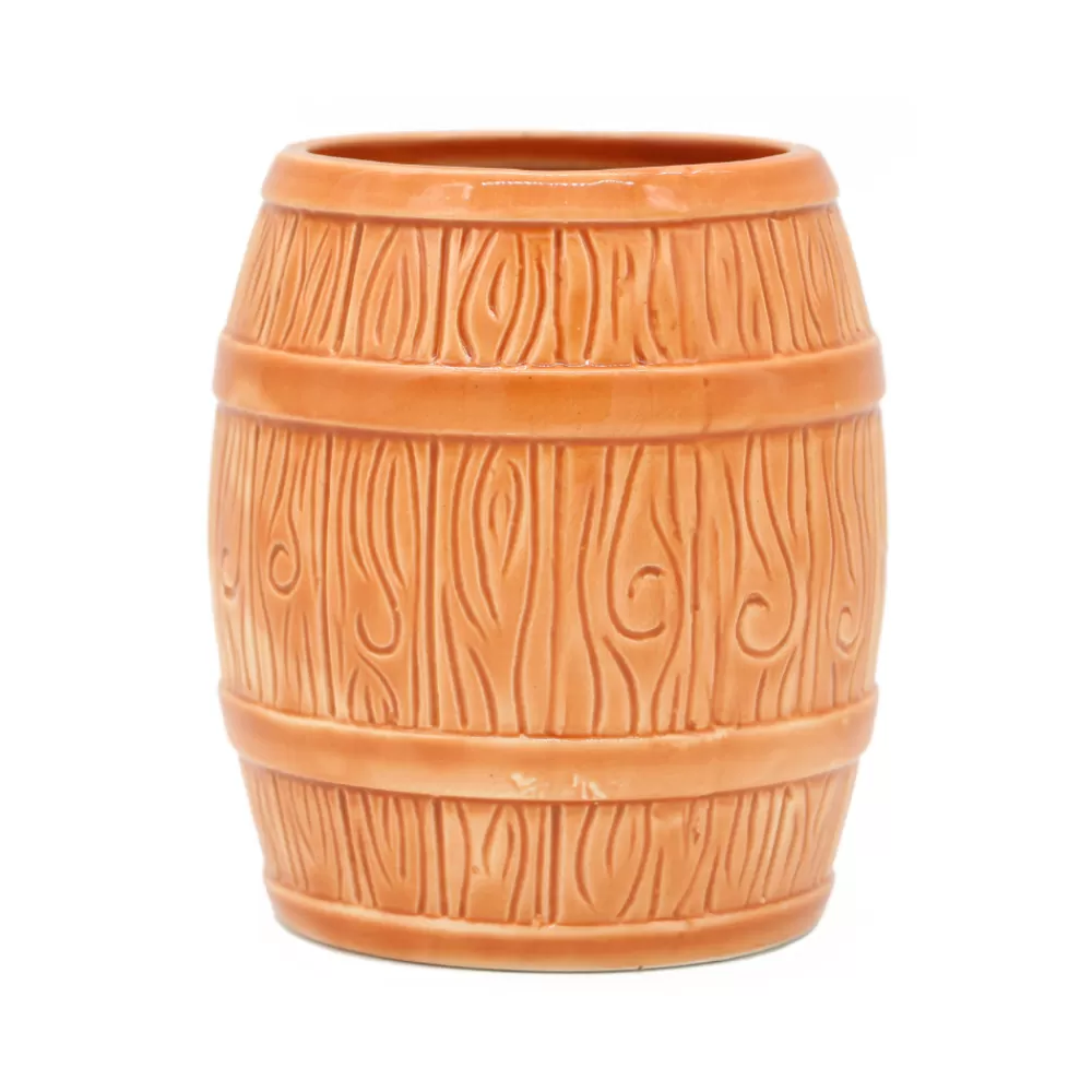 Clearance Ceramic Barrel Tiki Mug Tiki Mugs