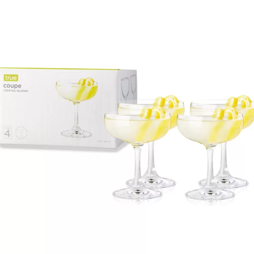 Store Clear Coupes By True (Set Of 4) Coupes / Nick & Nora
