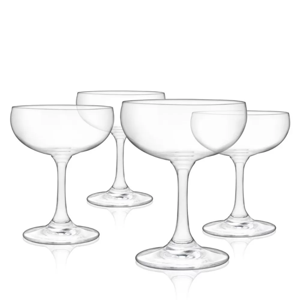 Store Clear Coupes By True (Set Of 4) Coupes / Nick & Nora