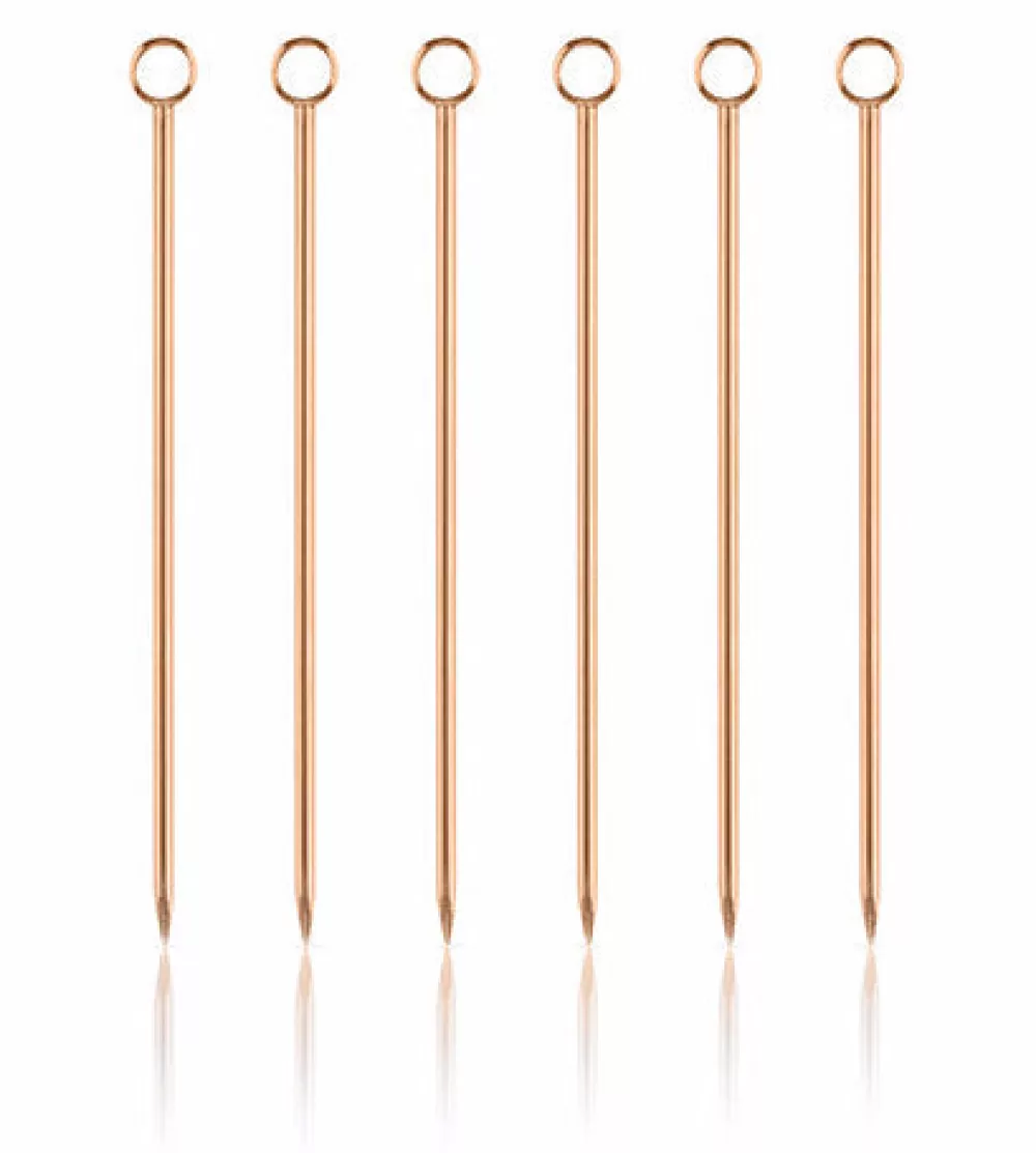 Shop Copper Circle Cocktail Pin Garnishes