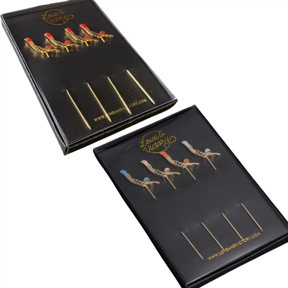 Store Diver Cocktail Pins (Set Of 4) Cocktail Picks & Stirrers