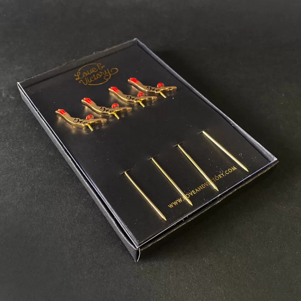 Store Diver Cocktail Pins (Set Of 4) Cocktail Picks & Stirrers
