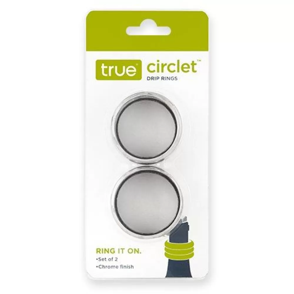 New Drip Rings (Set Of 2) Wine