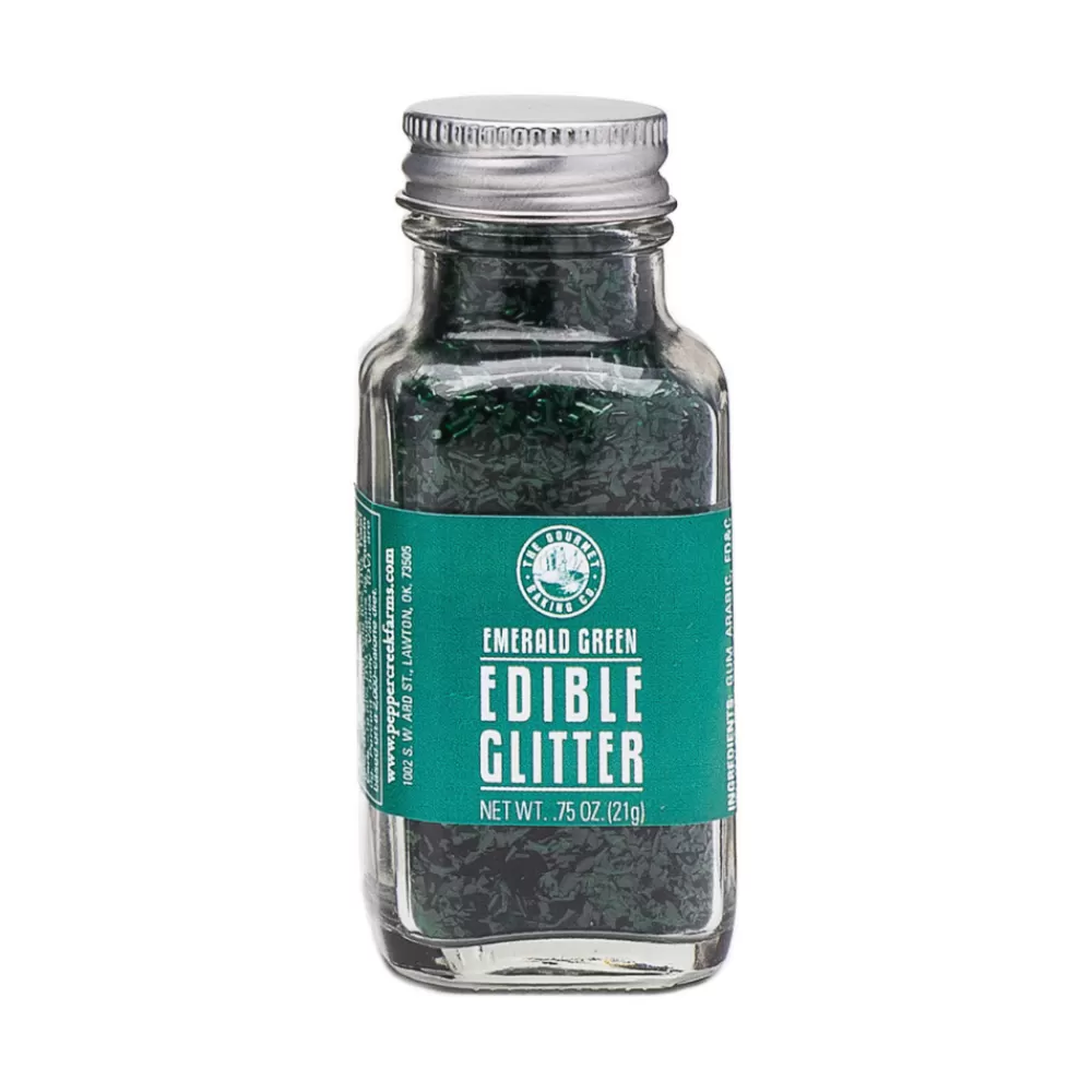 Discount Edible Glitter (Emerald Green) Rimmers & Glitter