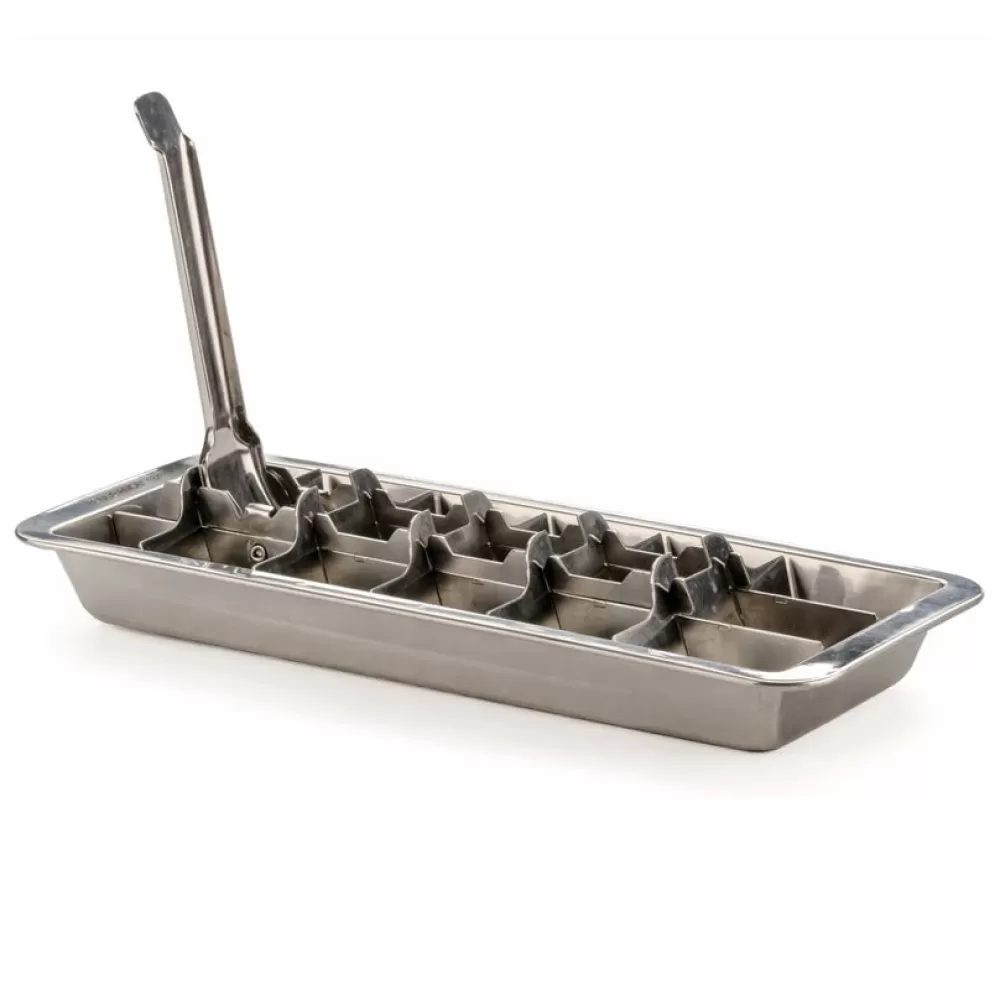 Hot Endurance Stainless Steel Ice Cube Tray Ice Molds + Tools