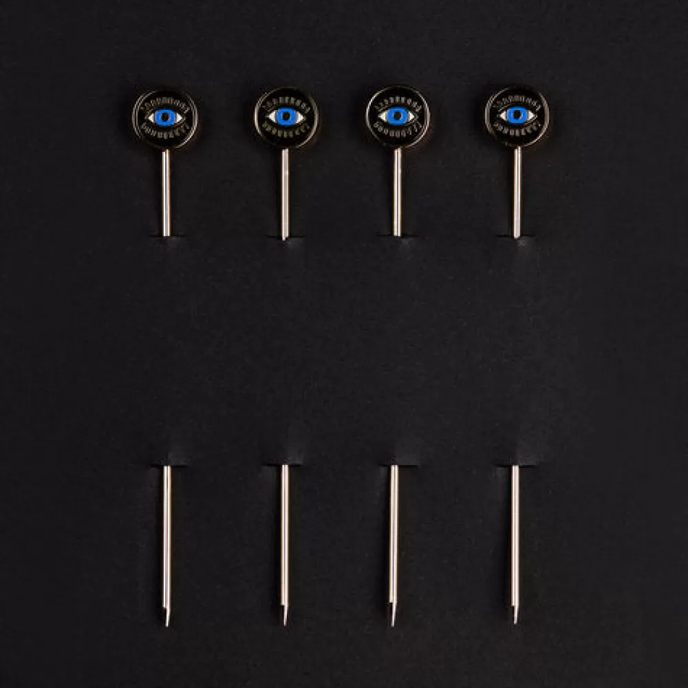 Best Evil Eye Cocktail Pins (Set Of 4) Garnishes