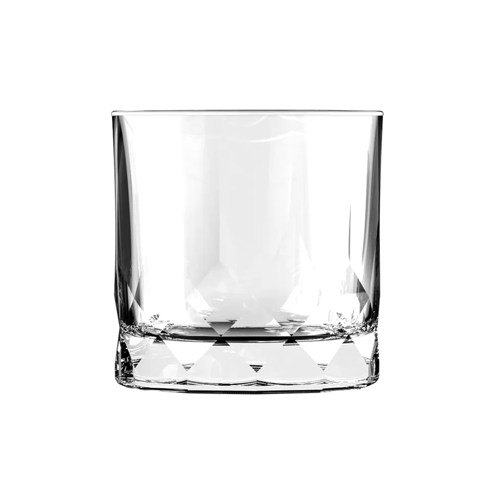 Sale Faceted Double Rocks Glass Tumblers