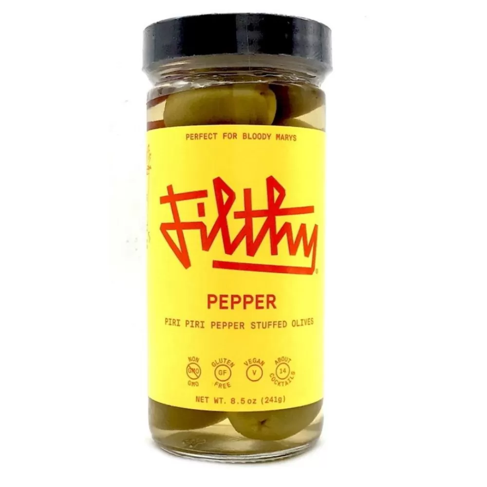 Discount Filthy Pepper Stuffed Olives Garnishes