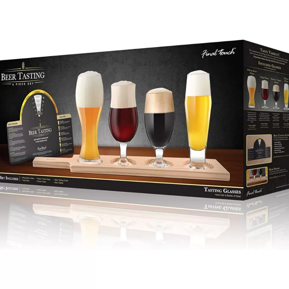 final_touch_beer_tasting___piece_set_4.webp New Final Touch Beer Tasting - 6 Piece Set Beer