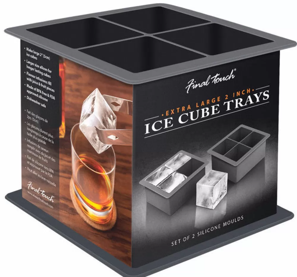 Sale Final Touch Large Ice Cube Trays Ice Molds + Tools