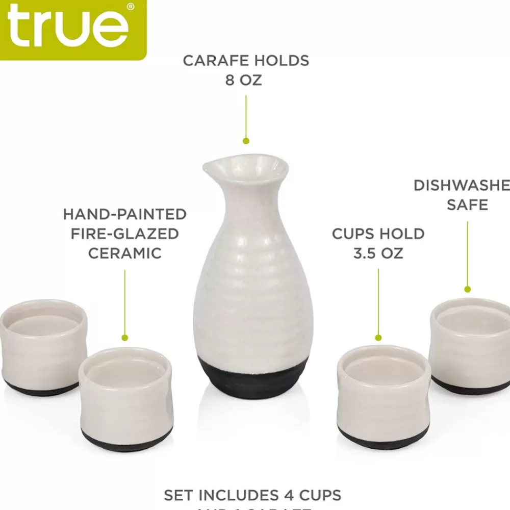 fireglazed_sake_set_2-1.webp Fashion Fire-Glazed Sake Set Decanters & Pitchers