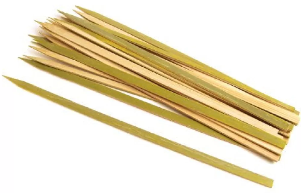 Shop Flat Bamboo Skewers - 9" Long Garnishes