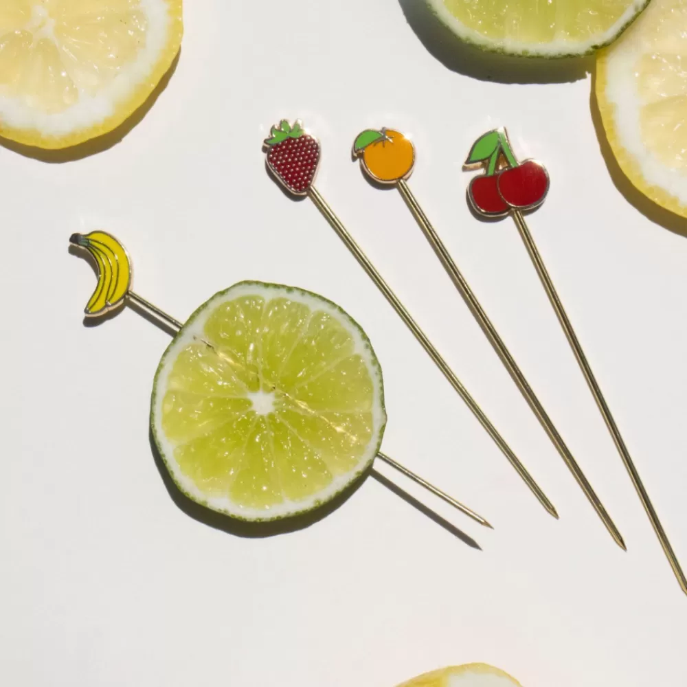 fruit_cocktail_pins_set_of__2-1.webp Clearance Fruit Cocktail Pins (Set Of 4) Cocktail Picks & Stirrers