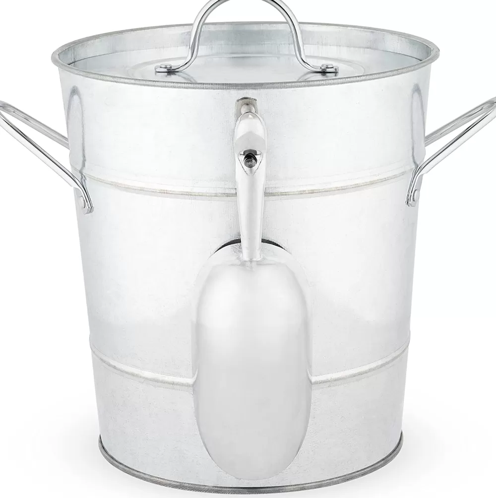 Discount Galvanized Metal Ice Bucket Wine