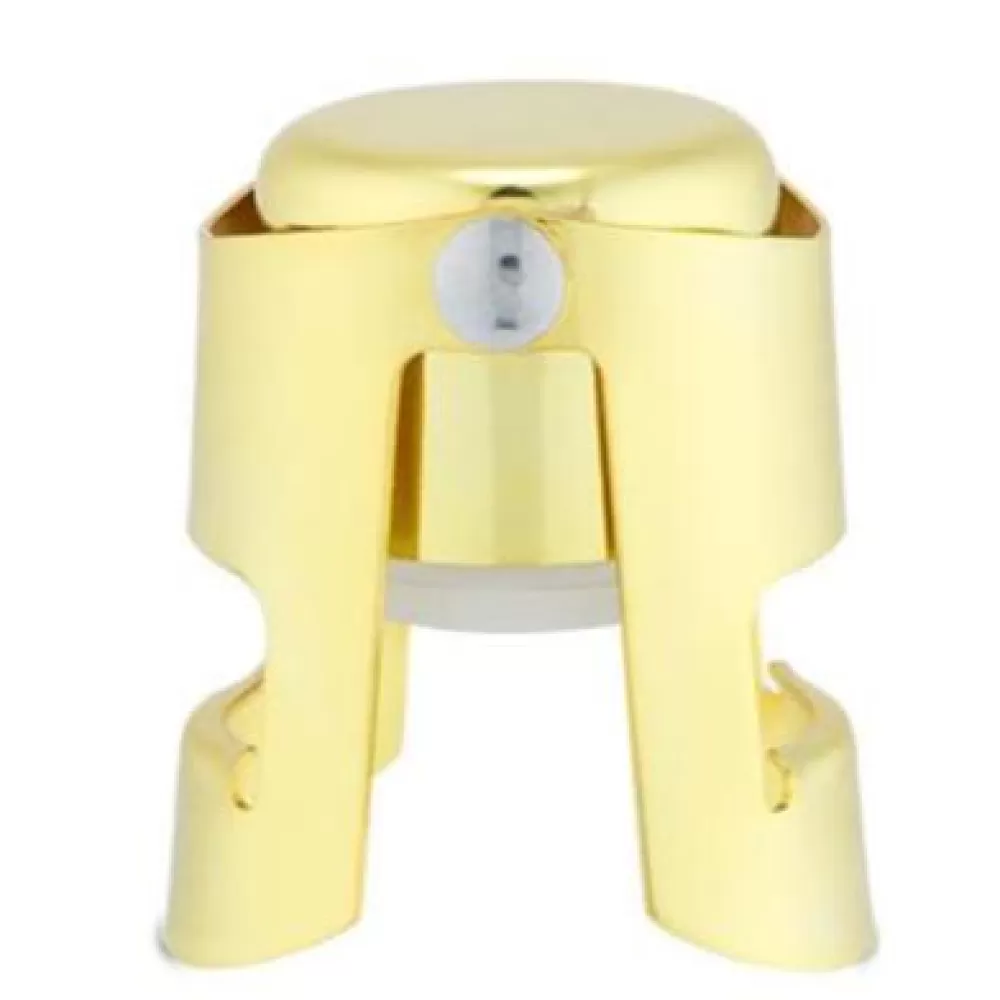 Fashion Gold Champagne Stopper By Oenophilia Wine