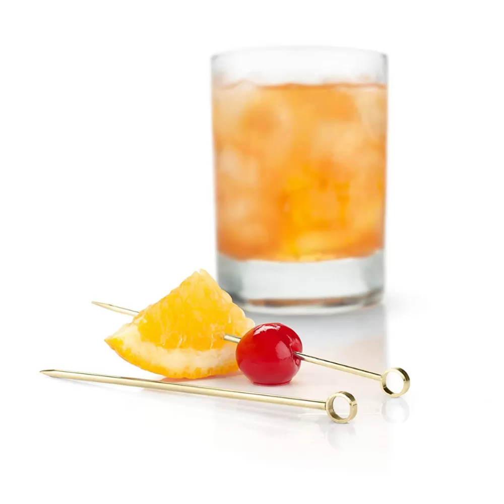 gold_cocktail_pins_set_of__2.webp Fashion Gold Cocktail Pins (Set Of 6) Garnishes