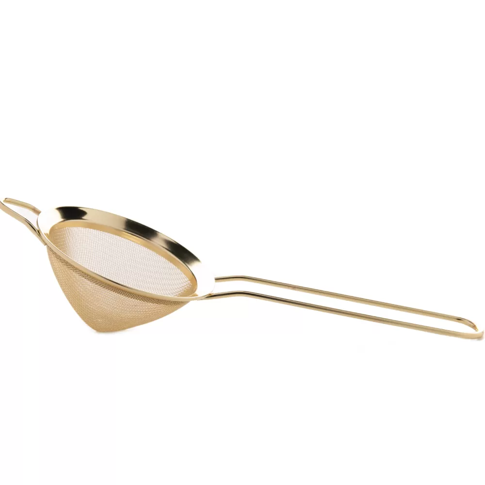 Online Gold Conical Mesh Strainer Strainers