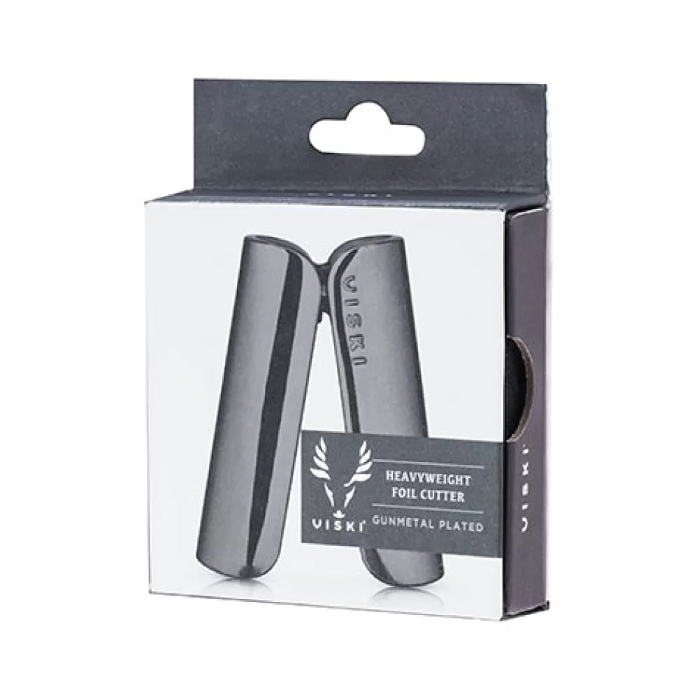 Hot Gunmetal Foil Cutter By Viski Wine
