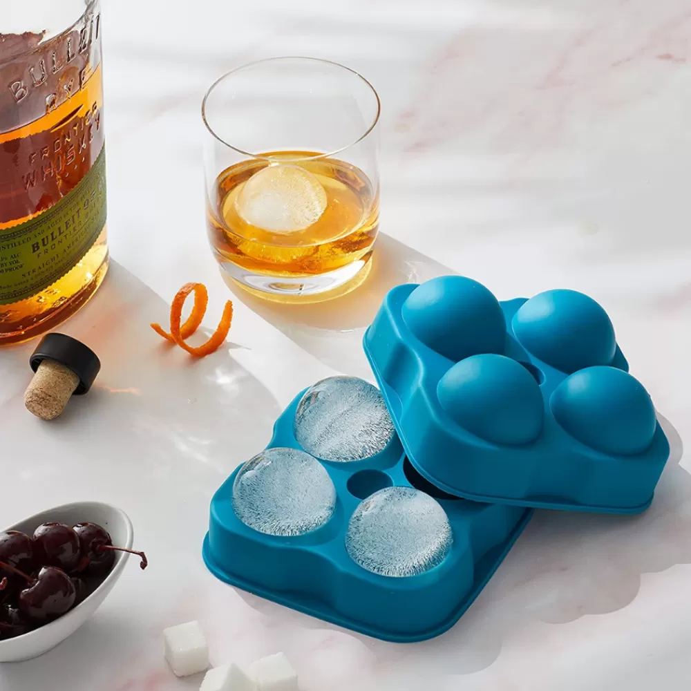 Best Sale Houdini Ice Sphere Tray (Set Of 4) Ice Molds + Tools