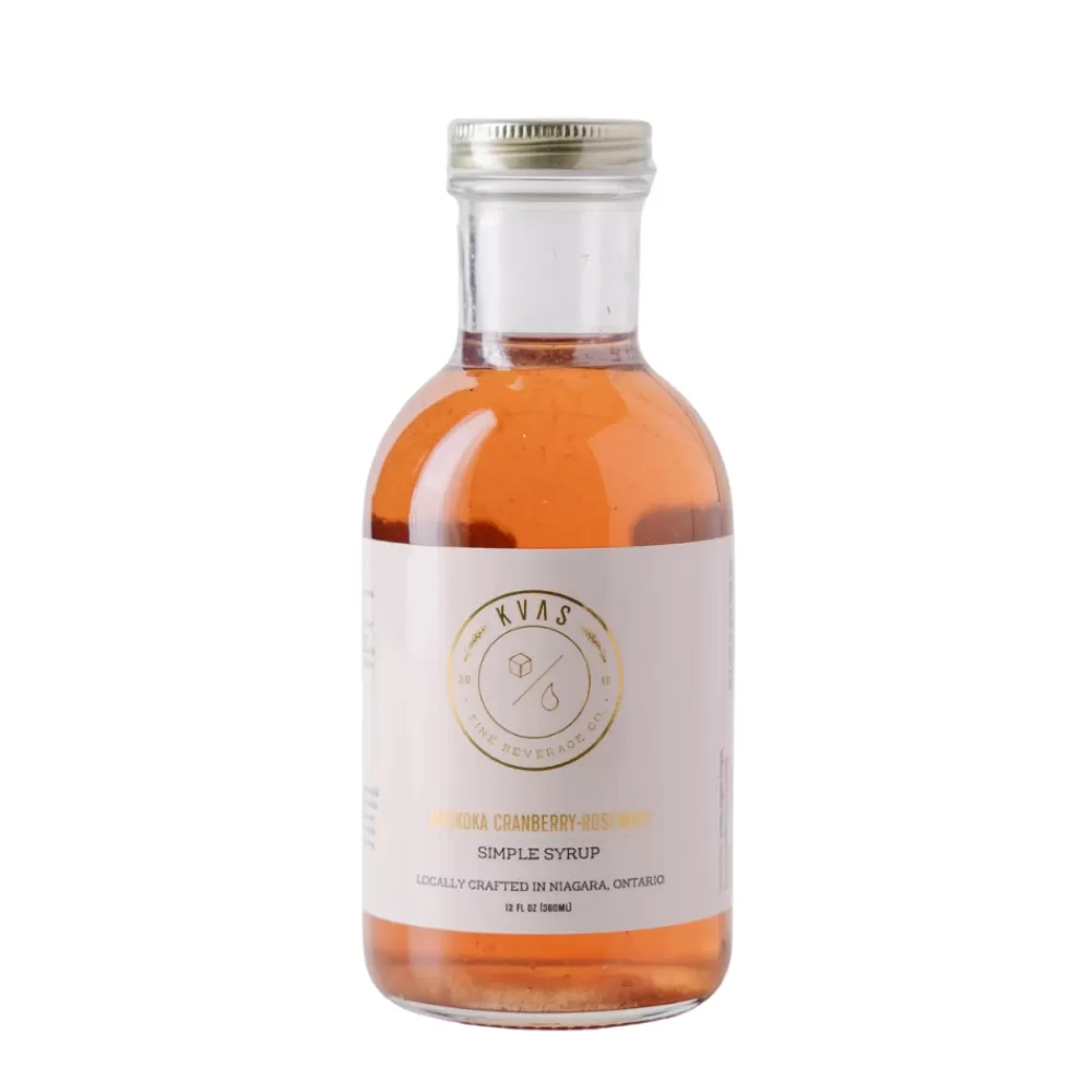 Best Sale Kvas Cranberry Rosemary Syrup Syrups