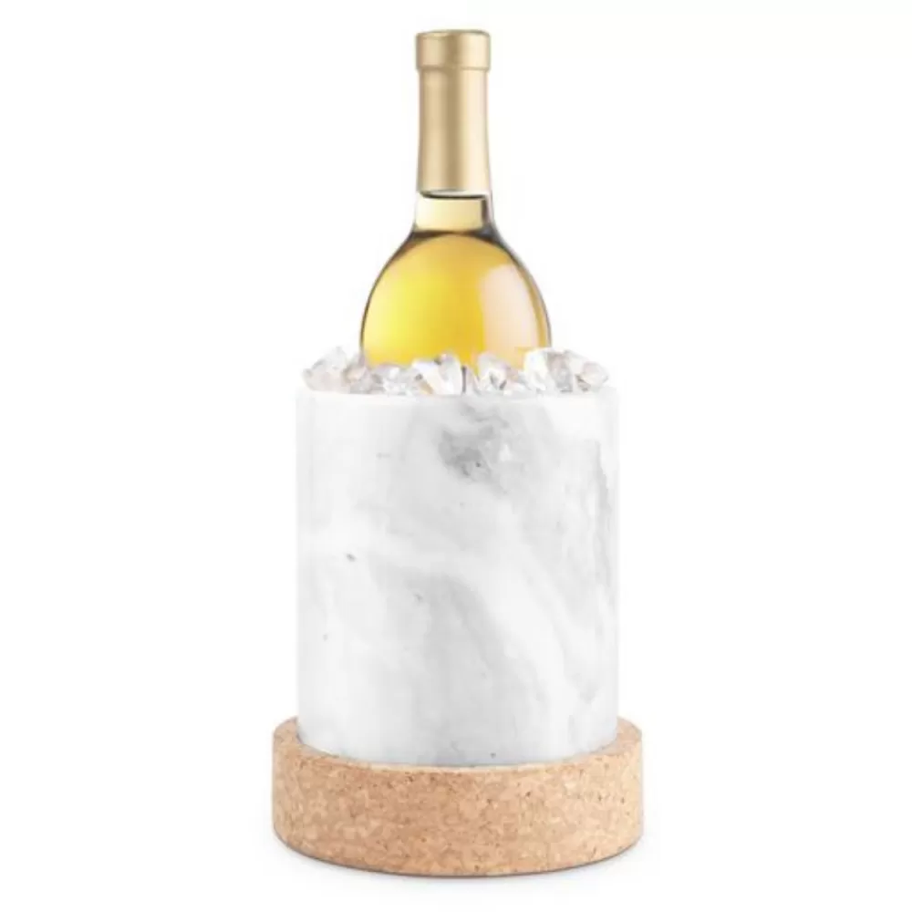 large_marble__cork_wine_chiller_2.webp Best Sale Large Marble & Cork Wine Chiller Ice Molds + Tools