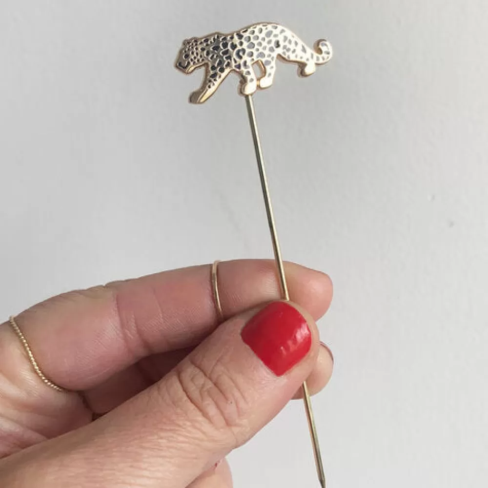 Clearance Leopard Cocktail Pins (Set Of 4) Garnishes