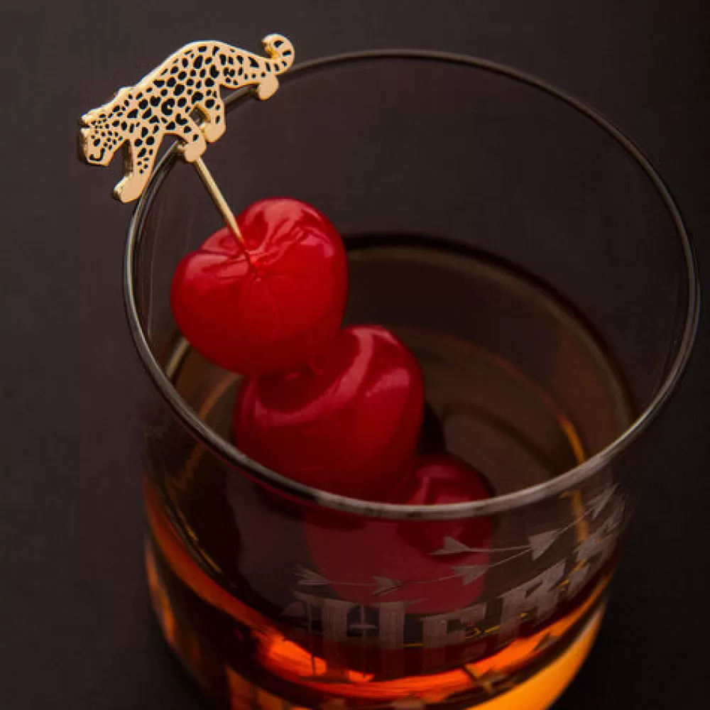 leopard_cocktail_pins_set_of__3-1.webp Best Sale Leopard Cocktail Pins (Set Of 4) Cocktail Picks & Stirrers