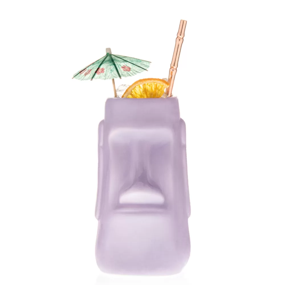 Online Mauve Moai Tiki Mug Tiki Mugs
