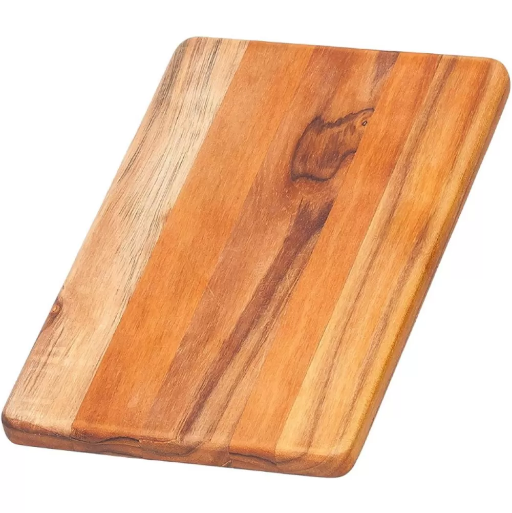 Store Medium Teak Cutting Board Garnishes