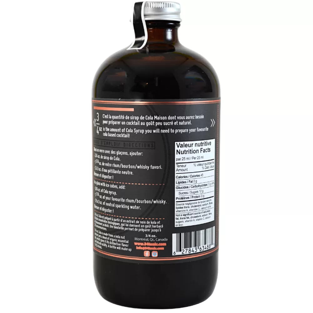 Fashion 3/4 Oz. Maison Cola Syrup Syrups