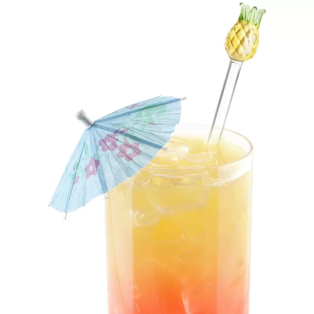 Shop Pineapple Stir Sticks (Set Of 6) Tiki