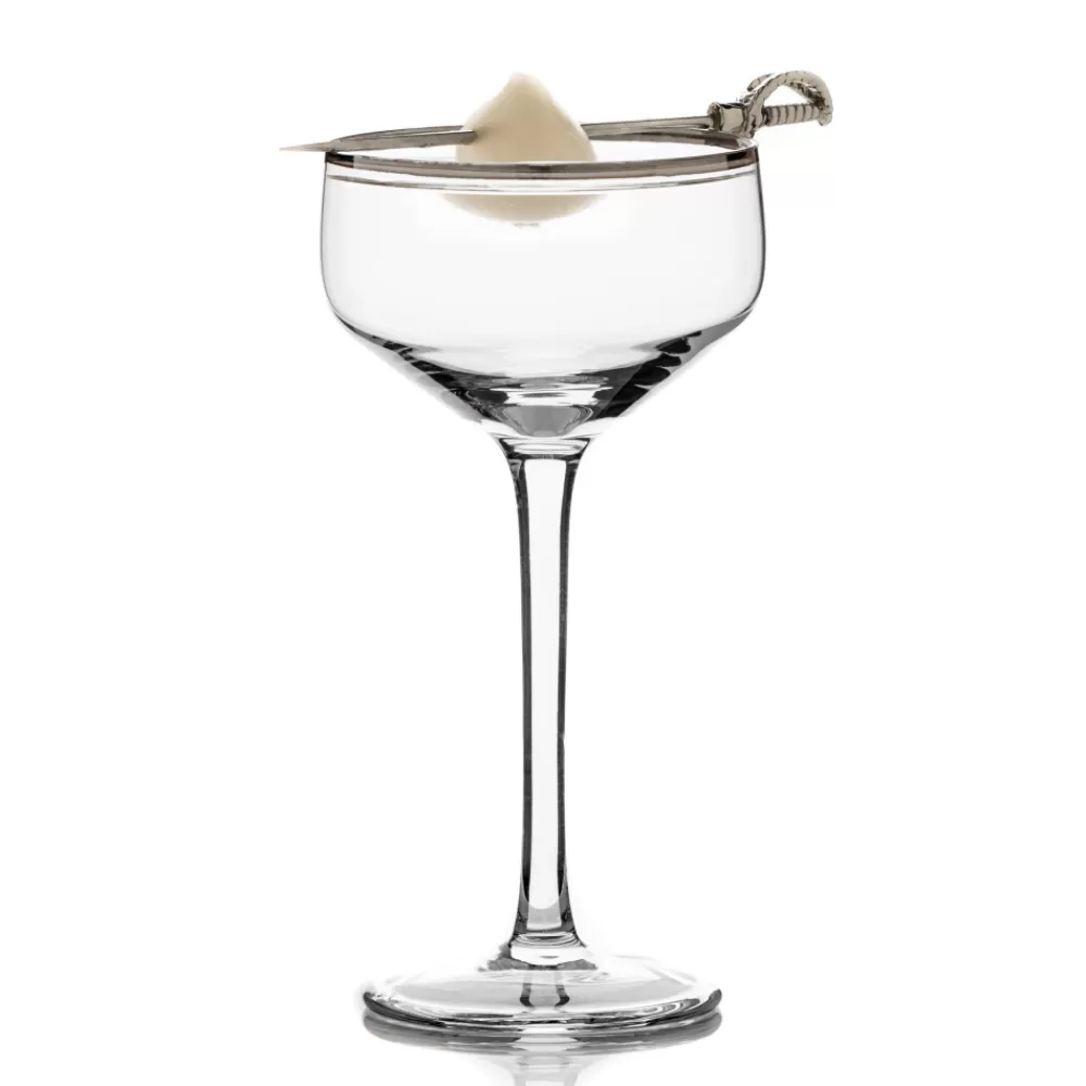 Fashion Potion House Silver Rim Coupe Potion House Bar Tools