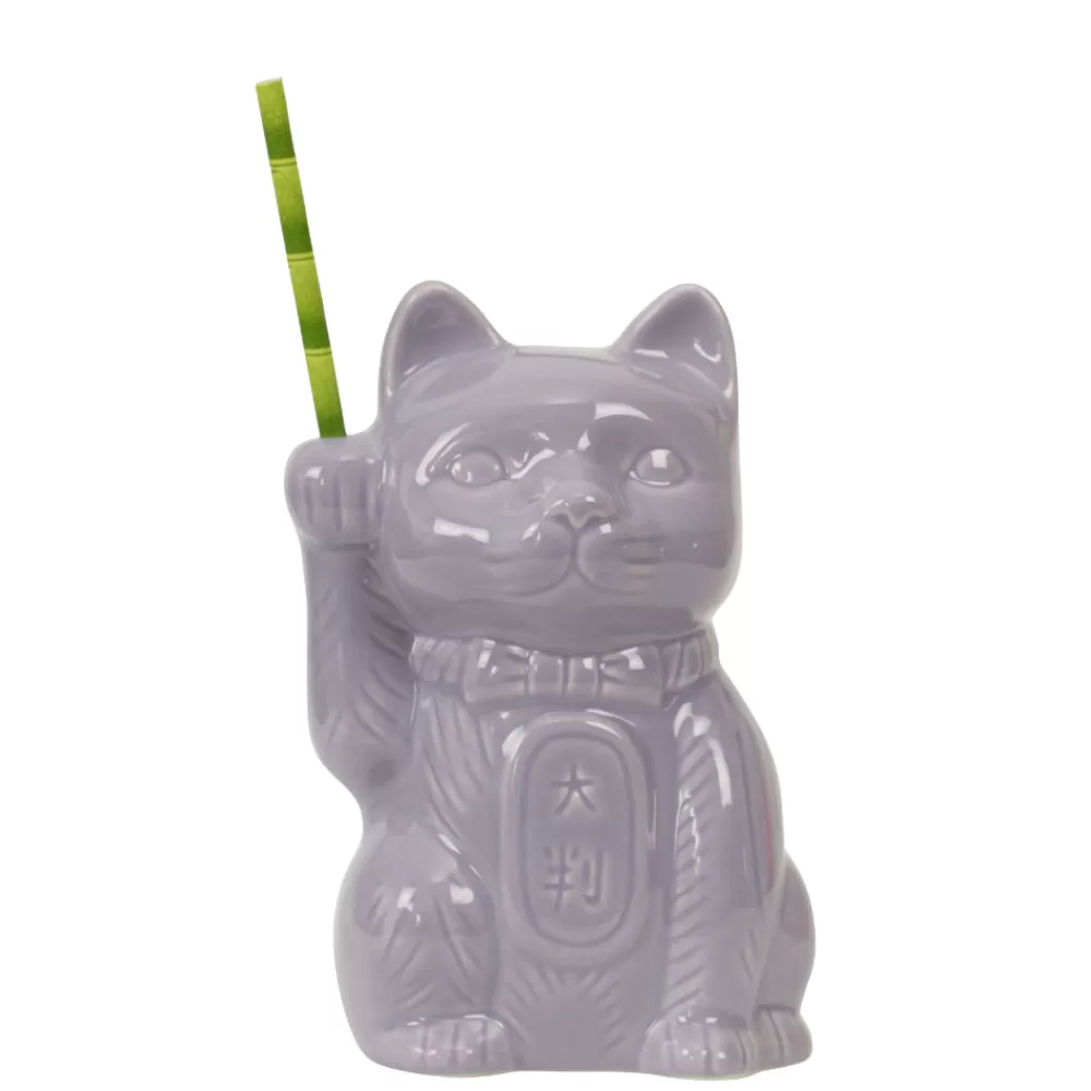 Shop Purple Neko Cat Tiki Mug Tiki