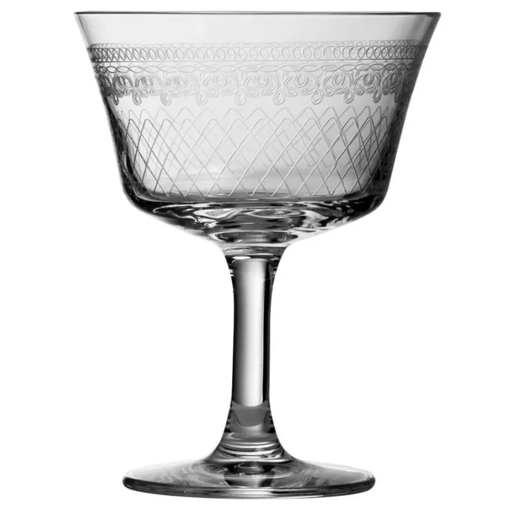 Online 1910 Retro Fizz Glass Coupes / Nick & Nora