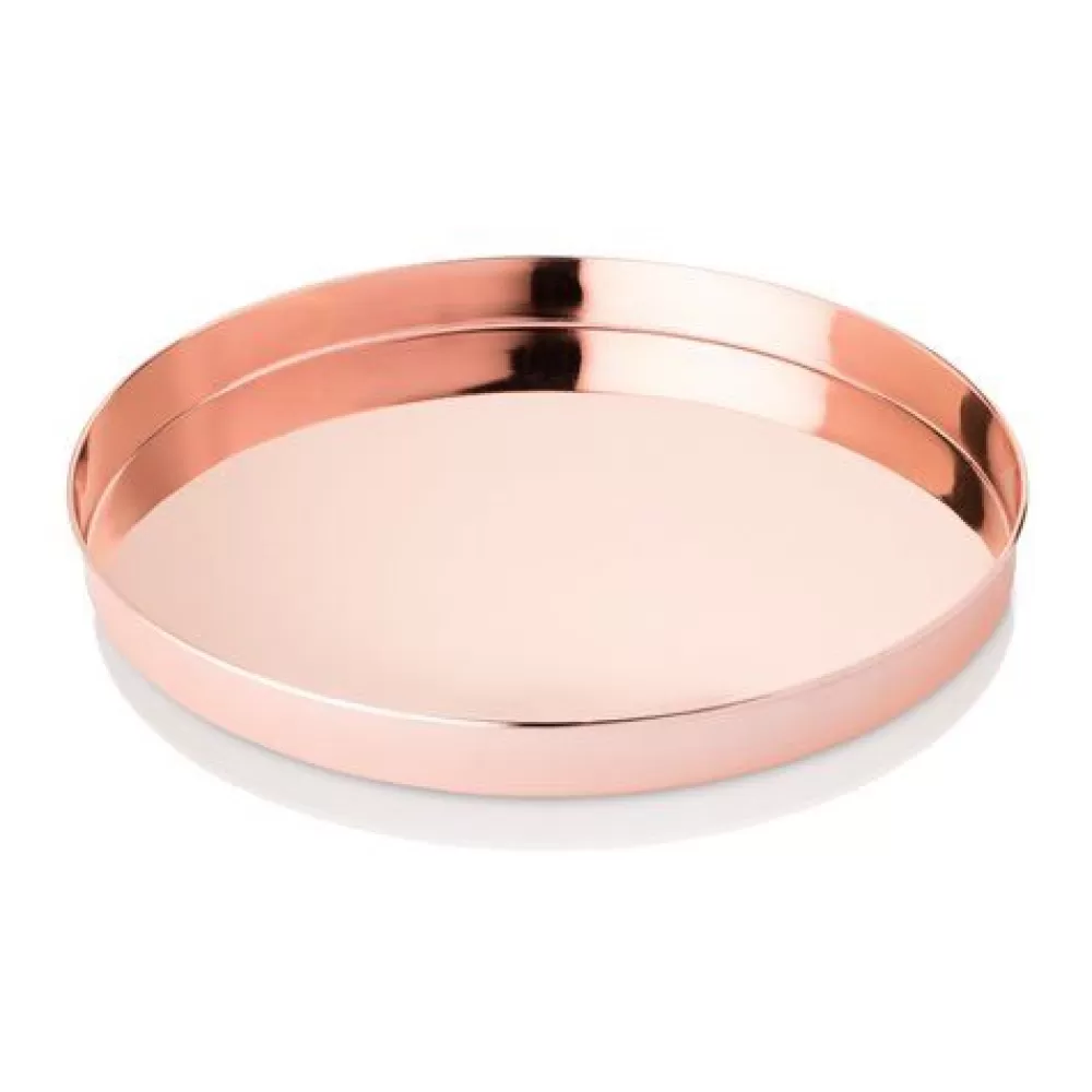 Online Round Copper Tray Coasters & Trays