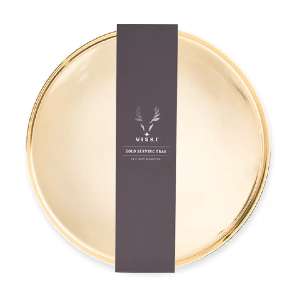 Outlet Round Gold Tray Coasters & Trays