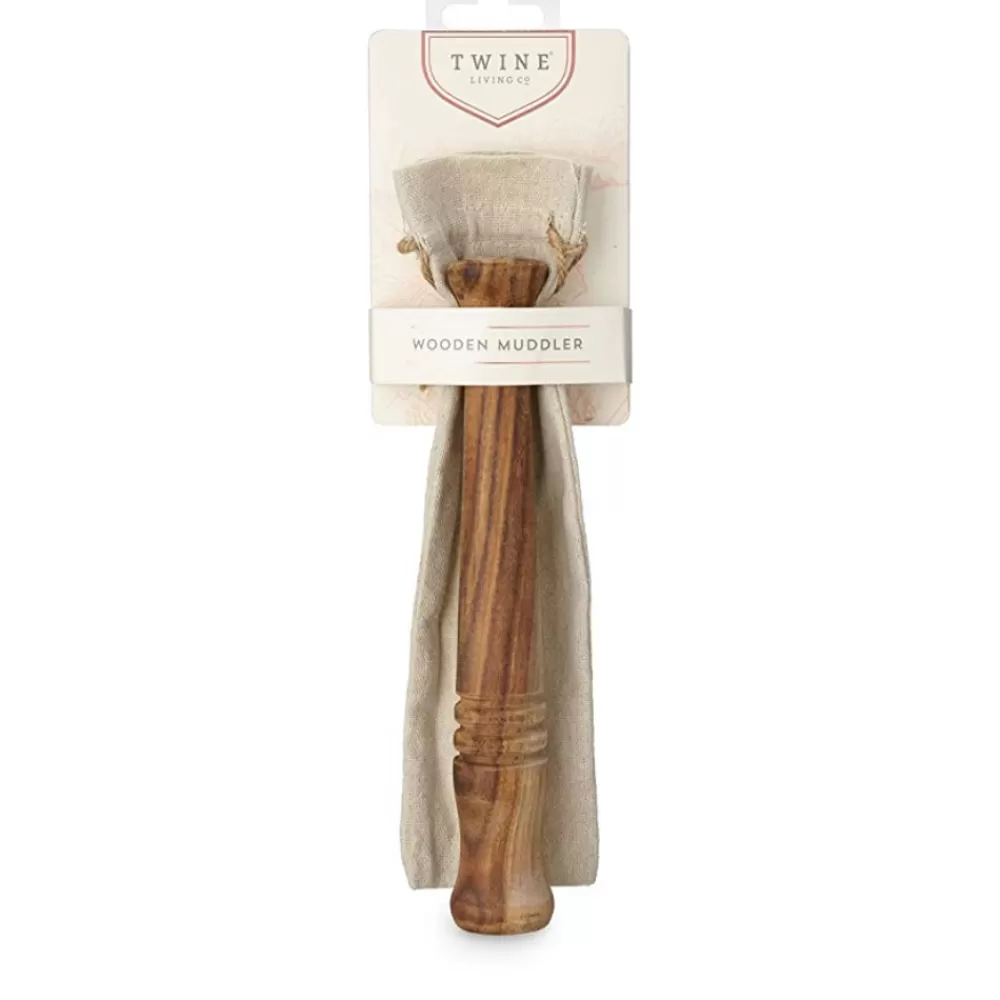 rustic_wooden_muddler_2.webp Sale Rustic Wooden Muddler Bar Spoons + Muddlers