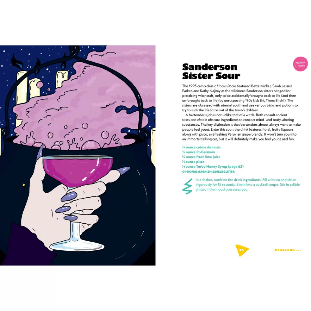 saved_by_the_bellini__other_sinspired_cocktails_5.webp Clearance Saved By The Bellini: & Other 90S-Inspired Cocktails Books