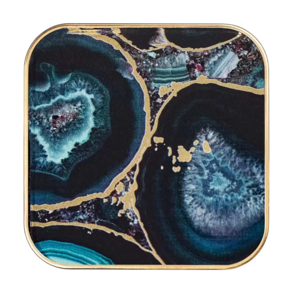 Online Savoy Agate Coasters (Set Of 4) Coasters & Trays