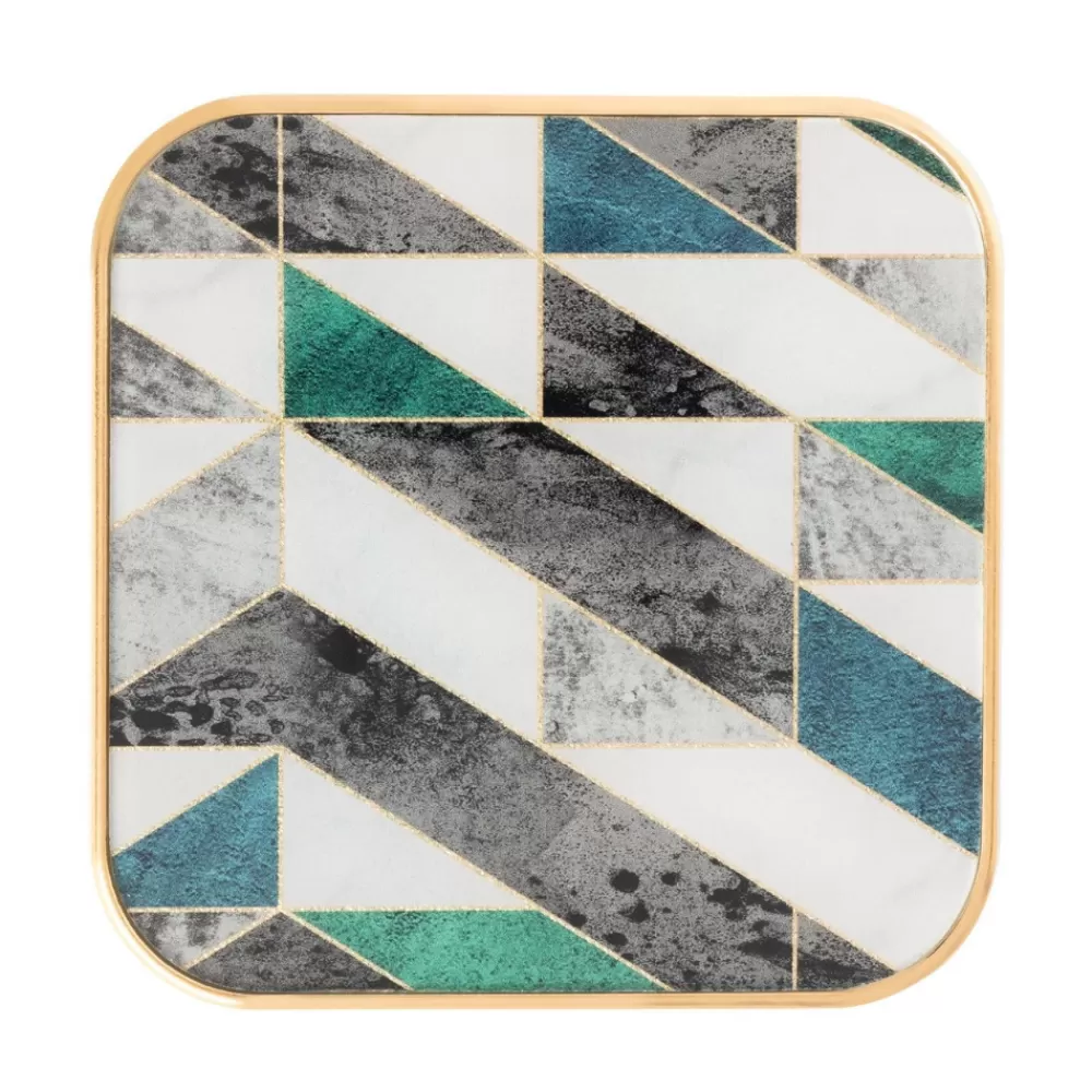 Sale Savoy Geometric Coasters (Set Of 4) Coasters & Trays