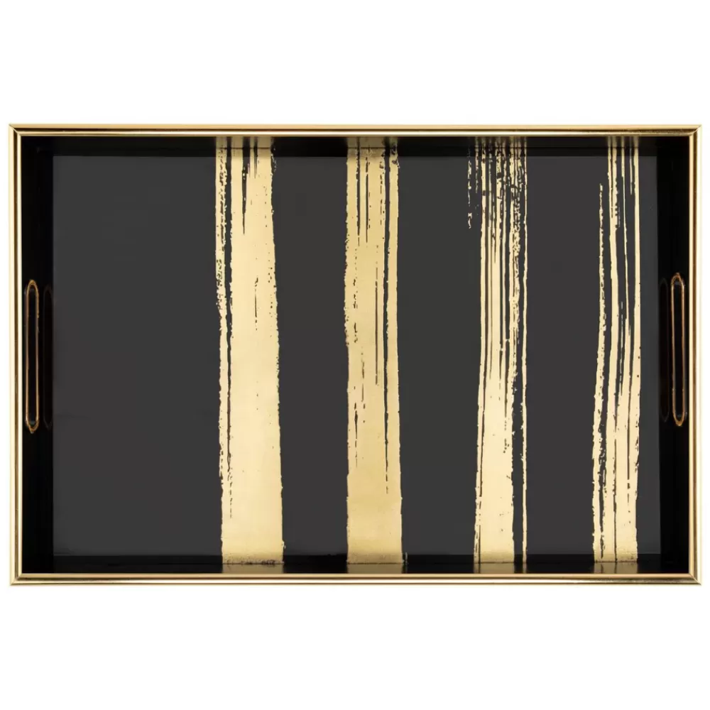 savoy_gold_stripe_tray_2.webp New Savoy Gold Stripe Tray Coasters & Trays