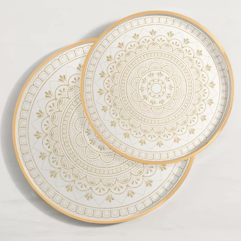 Flash Sale Savoy Round Florence Tray Coasters & Trays
