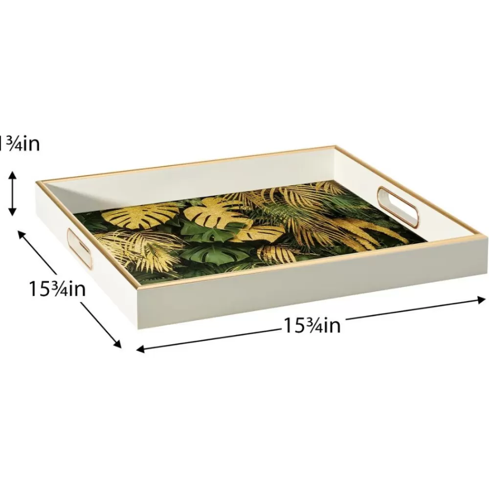 savoy_tropical_leaves_tray_3.webp Online Savoy Tropical Leaves Tray Coasters & Trays