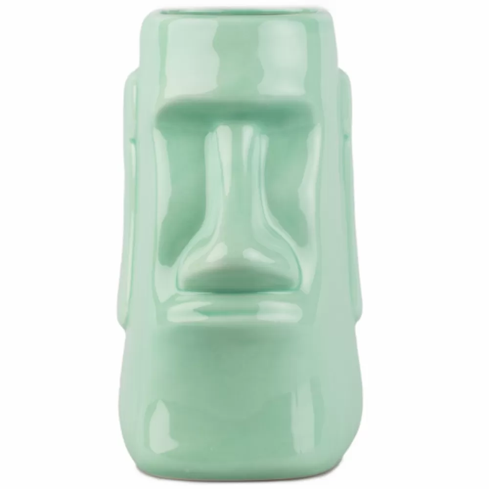 seafoam_green_easter_island_tiki_mug_2.webp Best Sale Seafoam Green Easter Island Tiki Mug Potion House Bar Tools